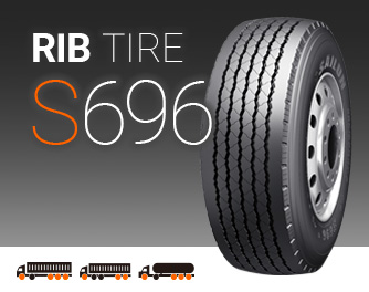 RIBタイヤのS696画像